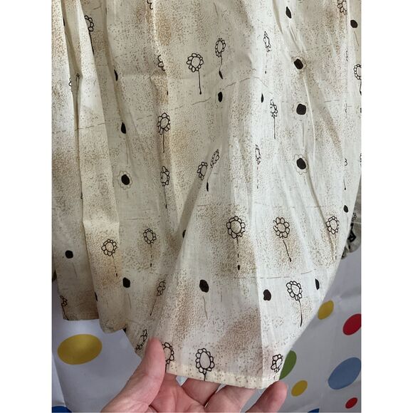 NEW Rachel Zoe Boho Peasant Style Top Beiges & Black Tassels Size Small ❤️🌿 - Picture 5 of 11